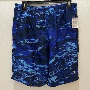 Reel Legends Big Boys Navy Blue Swim Trunks w/UPF 50 - XL (18/20)
